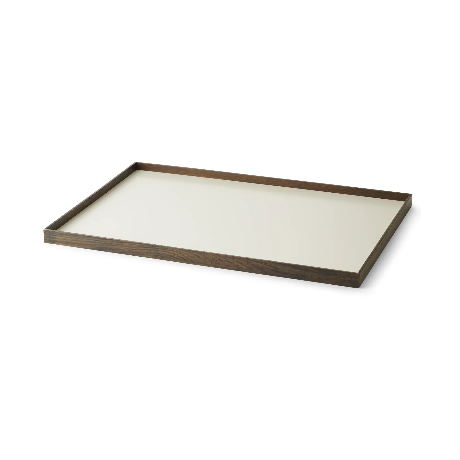 Frame 大号托盘 35.5x50.6cm, 烟熏橡木色_米色 Gejst