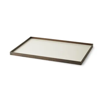 Frame 大号托盘 35.5x50.6cm - 烟熏橡木色_米色 - Gejst