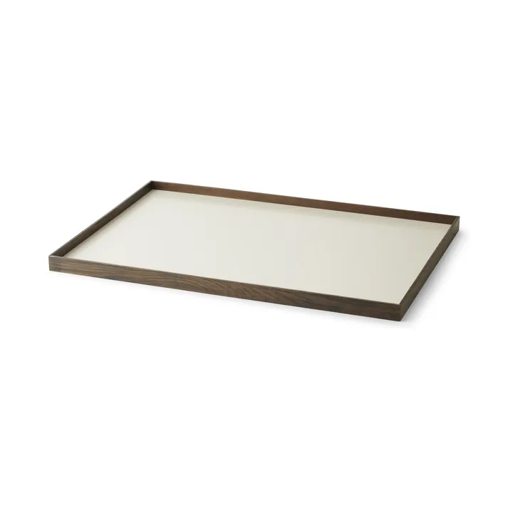 Frame 大号托盘 35.5x50.6cm - 烟熏橡木色_米色 - Gejst