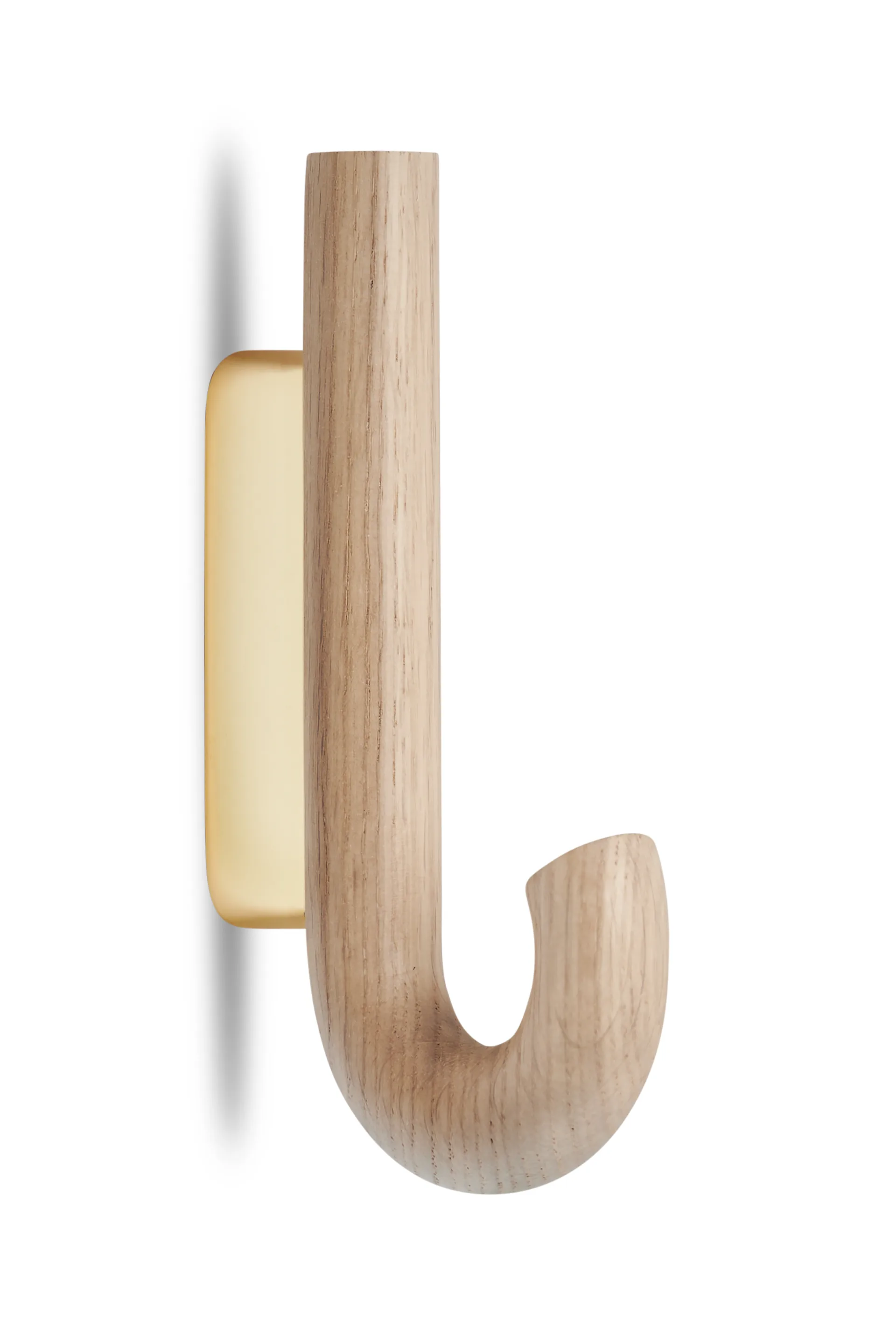 Hook 迷你挂钩13.3cm, 橡木_黄铜色 Gejst