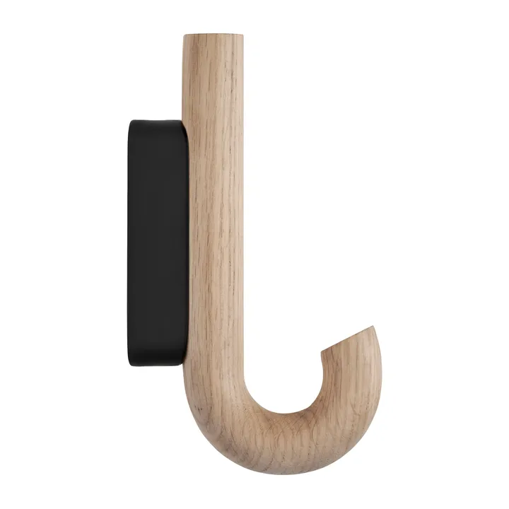 Hook 迷你挂钩13.3cm - 橡木_黑色 - Gejst