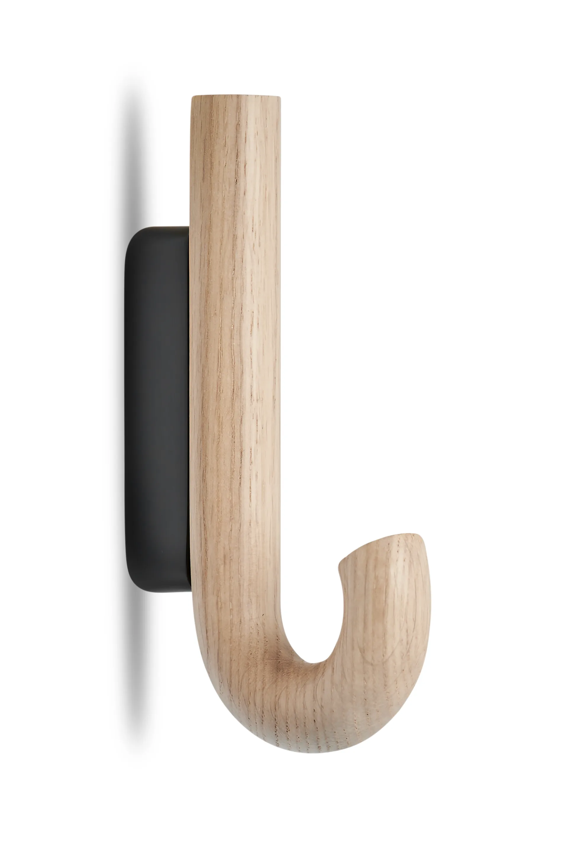 Hook 迷你挂钩13.3cm, 橡木_黑色 Gejst