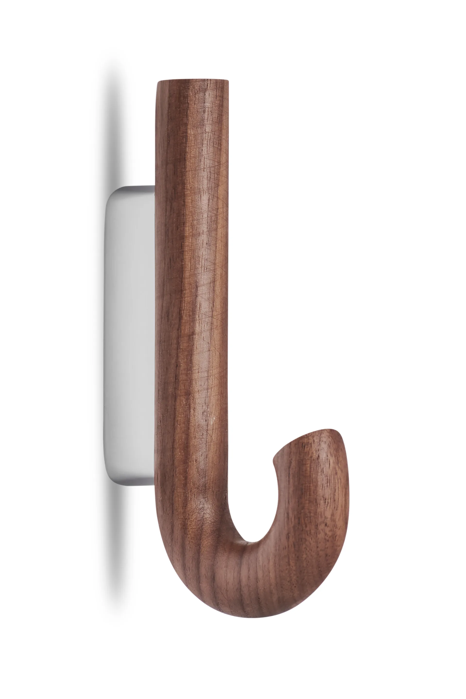 Hook 迷你挂钩13.3cm, 胡桃木_铬色 Gejst
