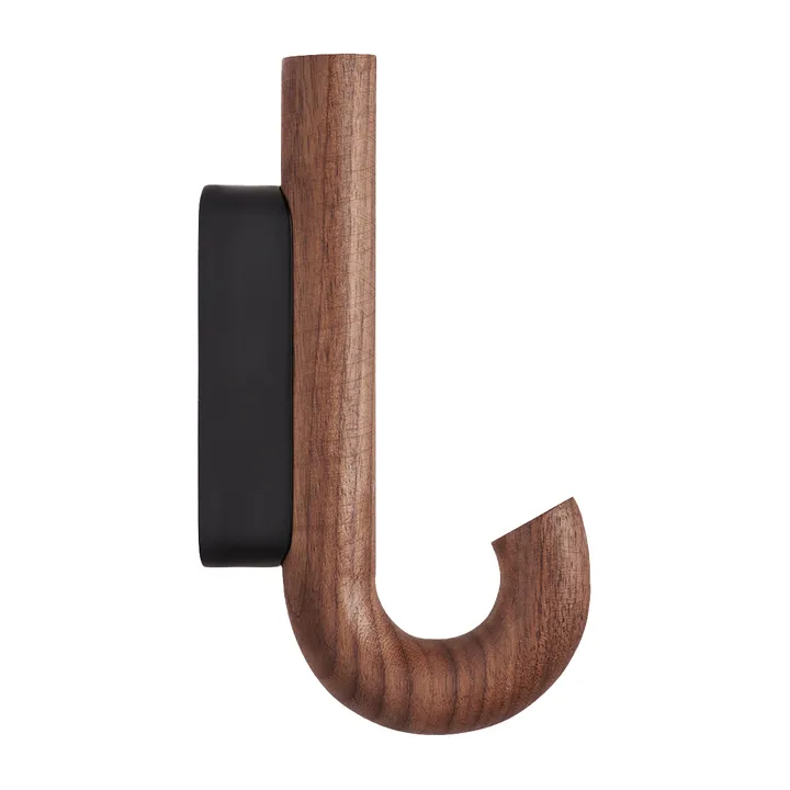 Hook 迷你挂钩13.3cm - 胡桃木_黑色 - Gejst