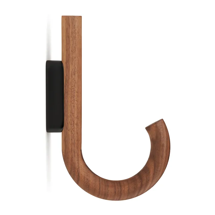 Hook 挂钩19cm - 胡桃木色_黑色 - Gejst