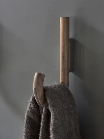 Hook 挂钩19cm - 胡桃木色_黑色 - Gejst