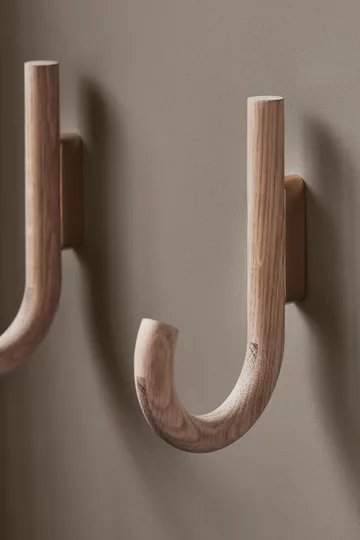 Hook 挂钩19cm - 橡木色_黄铜色 - Gejst