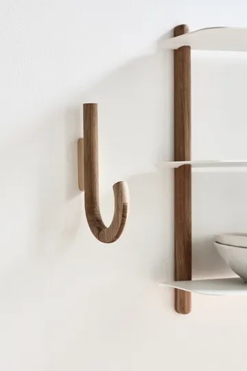 Hook 挂钩19cm - 橡木色_黄铜色 - Gejst