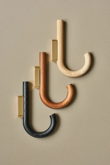 Hook 挂钩19cm - 橡木色_黄铜色 - Gejst