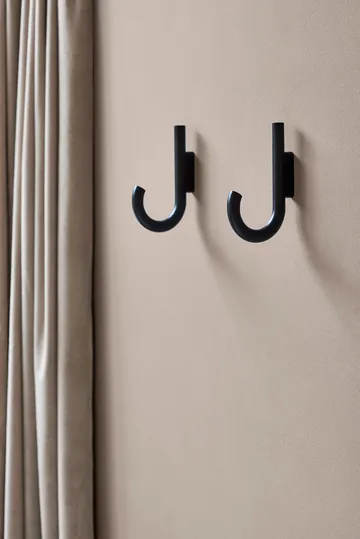 Hook 挂钩19cm - 黑色染色橡木_黑色 - Gejst