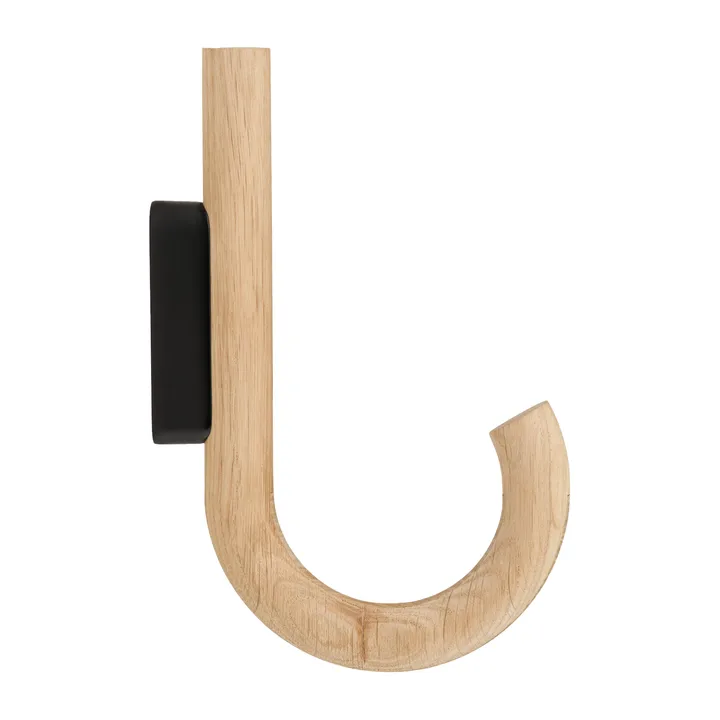 Hook 挂钩19cm - 橡木色_黑色 - Gejst