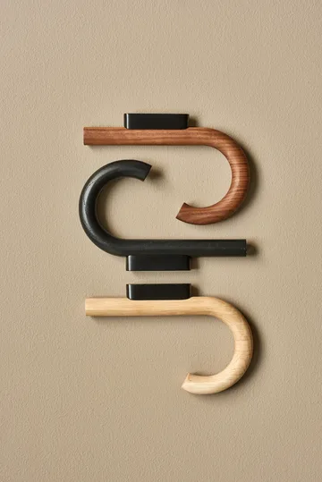 Hook 挂钩19cm - 橡木色_黑色 - Gejst