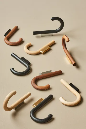 Hook 挂钩19cm - 橡木色_黑色 - Gejst