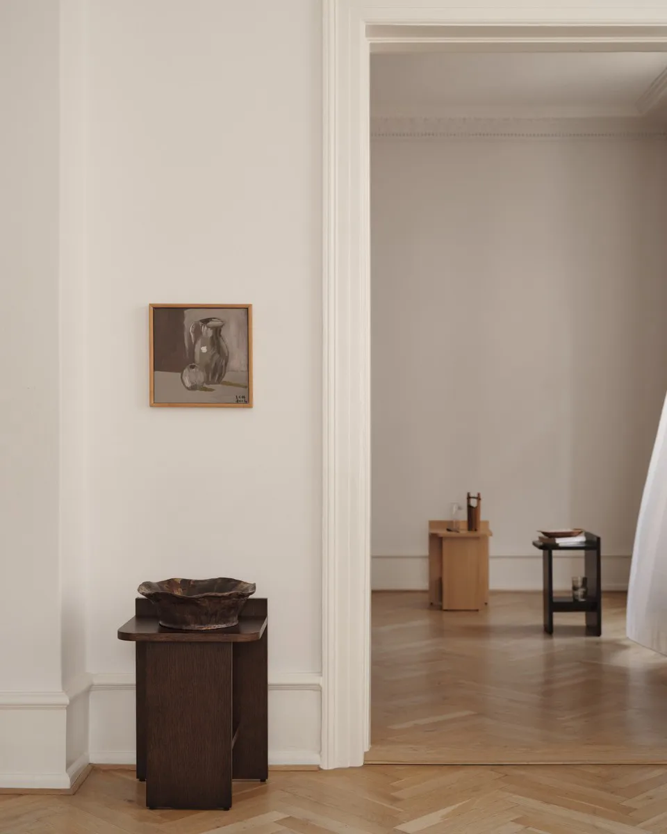 Ismo 小边桌, 黑色 白蜡木 Gejst