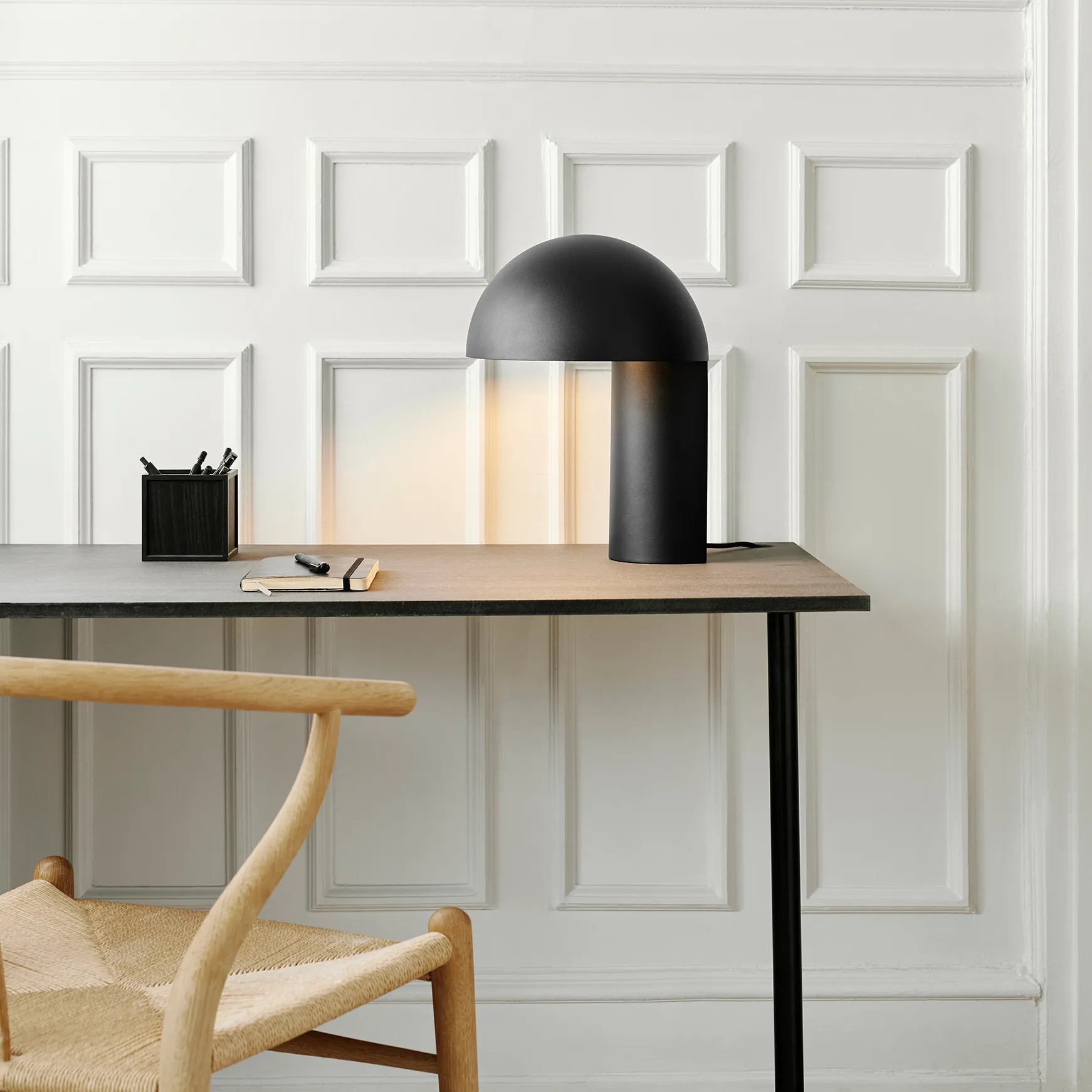 Leery 台灯 40 cm, 黑色 Gejst