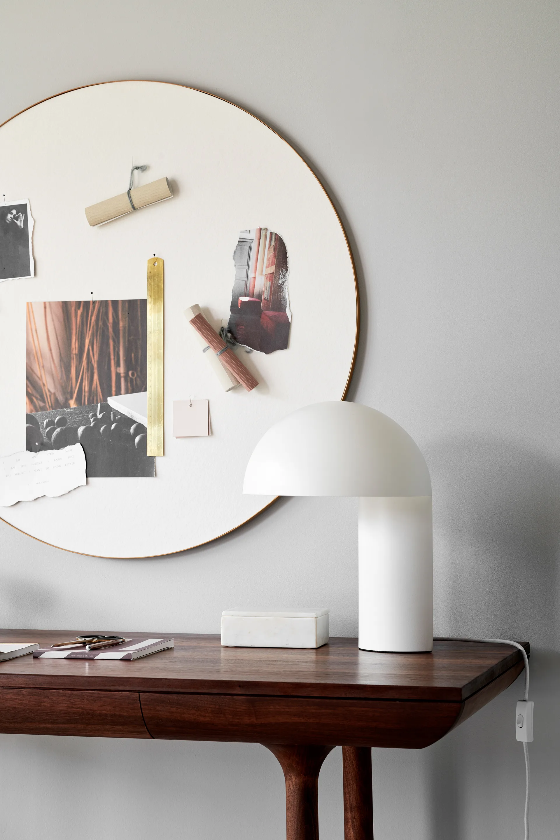 Leery 台灯 40 cm, 白色 Gejst