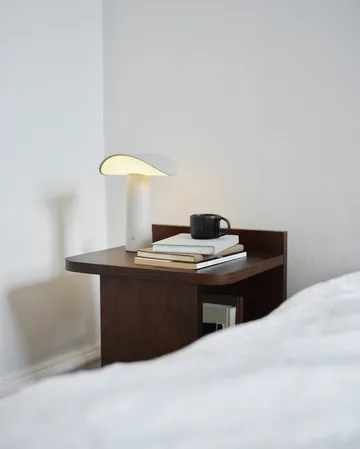 Lium 便携 台灯 22.5 cm - 暖灰色 - Gejst