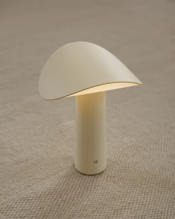 Lium 便携台灯22.5cm - 浅黄色 - Gejst