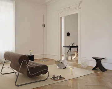 Luno 凳子 48x28x72 cm - Dark 自然木色 - Gejst