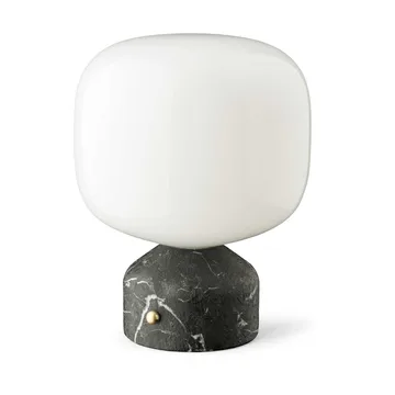 Meemo 便携台灯23cm - 黑色大理石 - Gejst