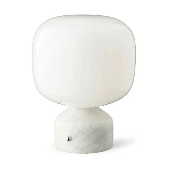 Meemo 便携台灯23cm - 白色大理石 - Gejst