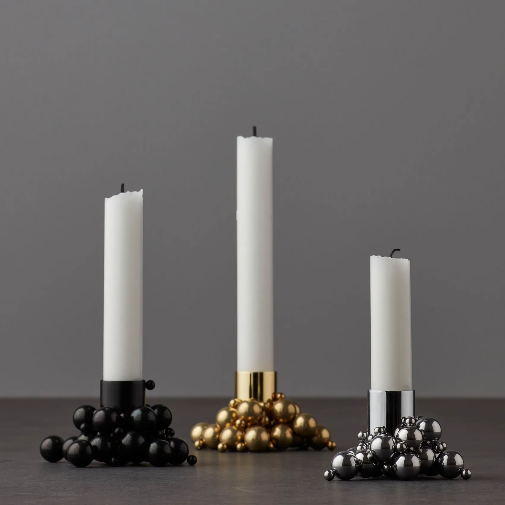 Molekyl 烛台 1, 铬合金色 Gejst