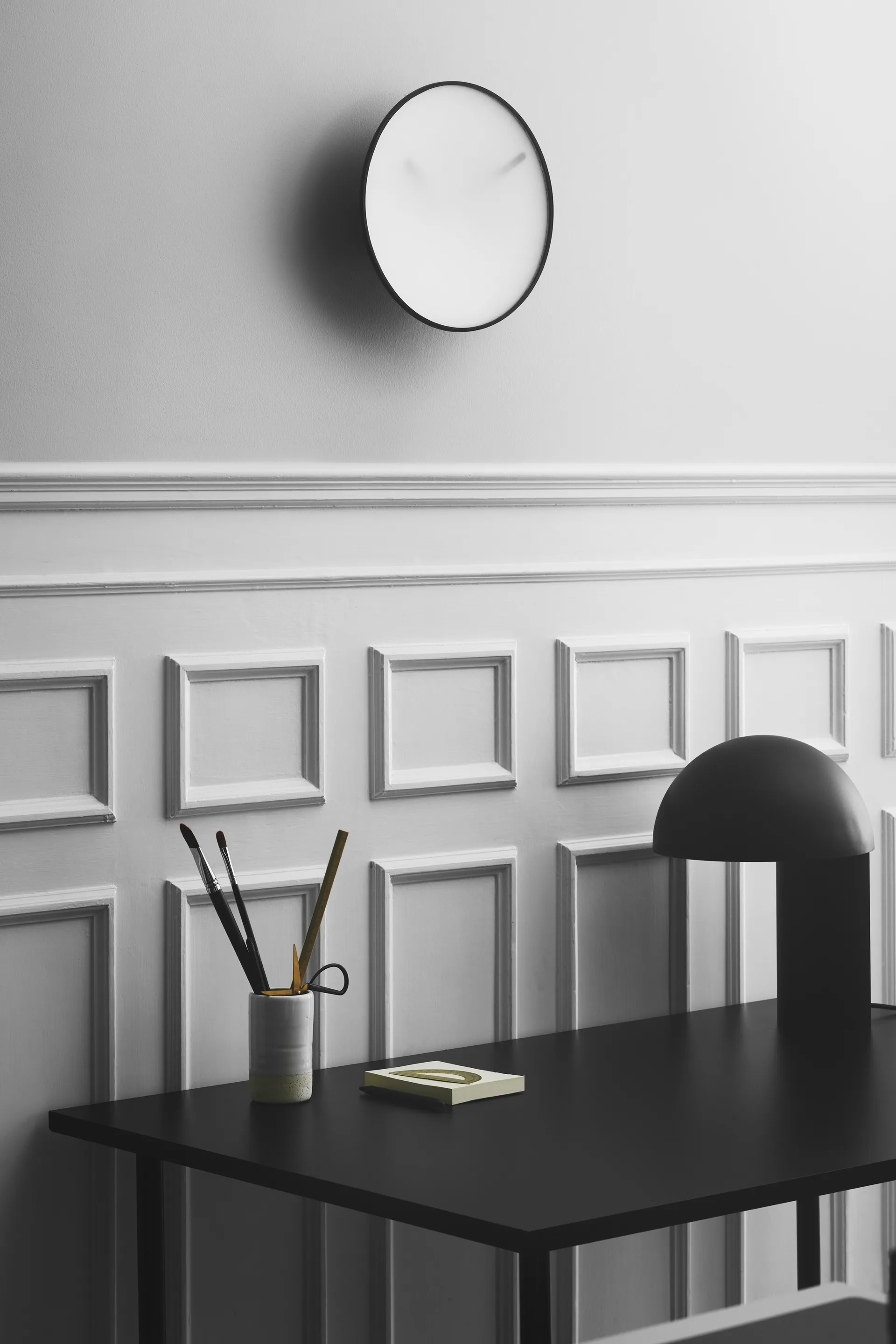 Momentt 墙面挂钟 Ø30 cm, 白色 Gejst