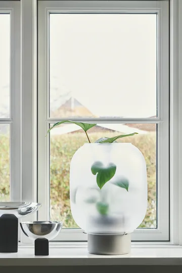Nebl 磨砂玻璃花盆 Ø26cm - 灰色 - Gejst