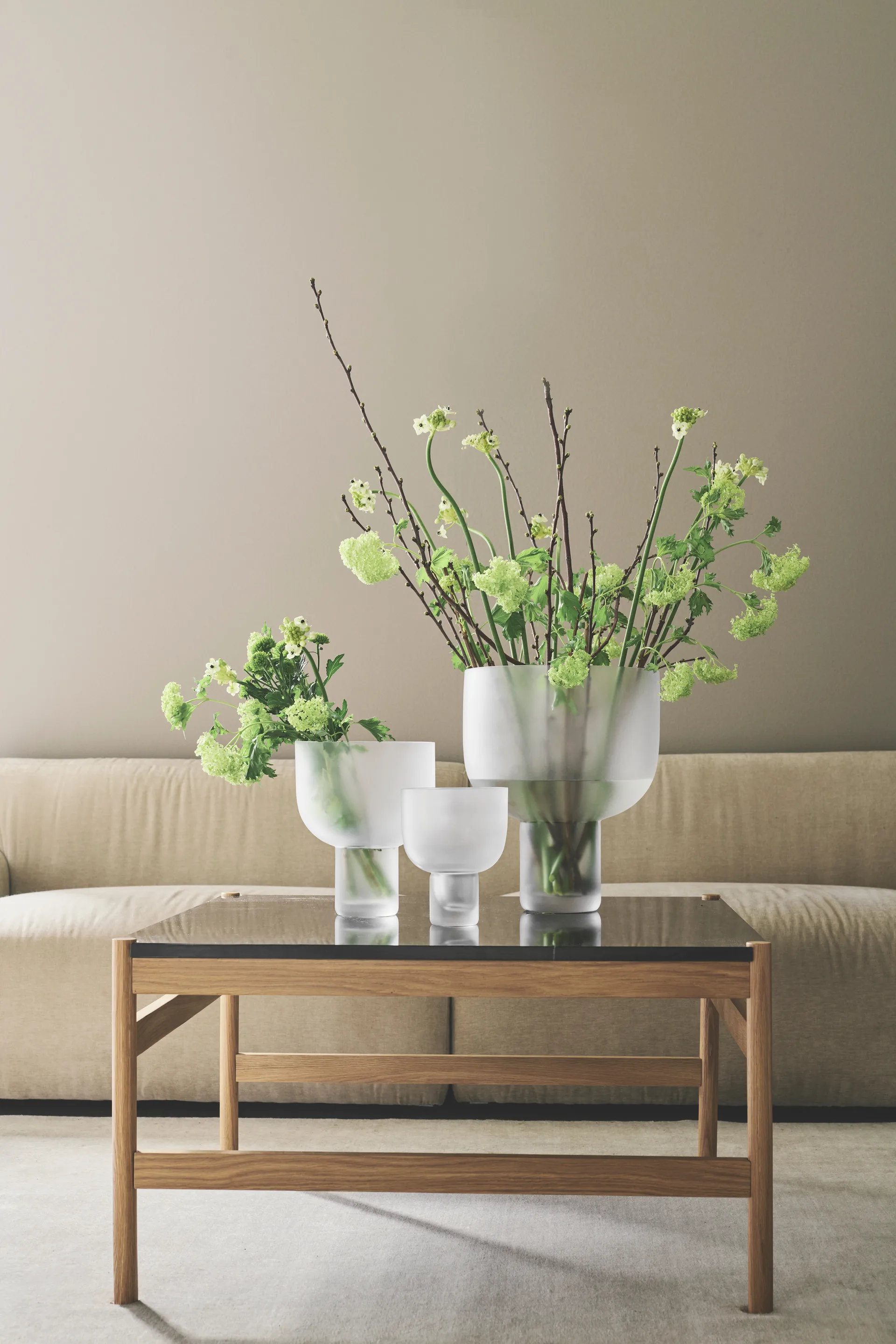 Nebl 花瓶 大, Frosted Gejst