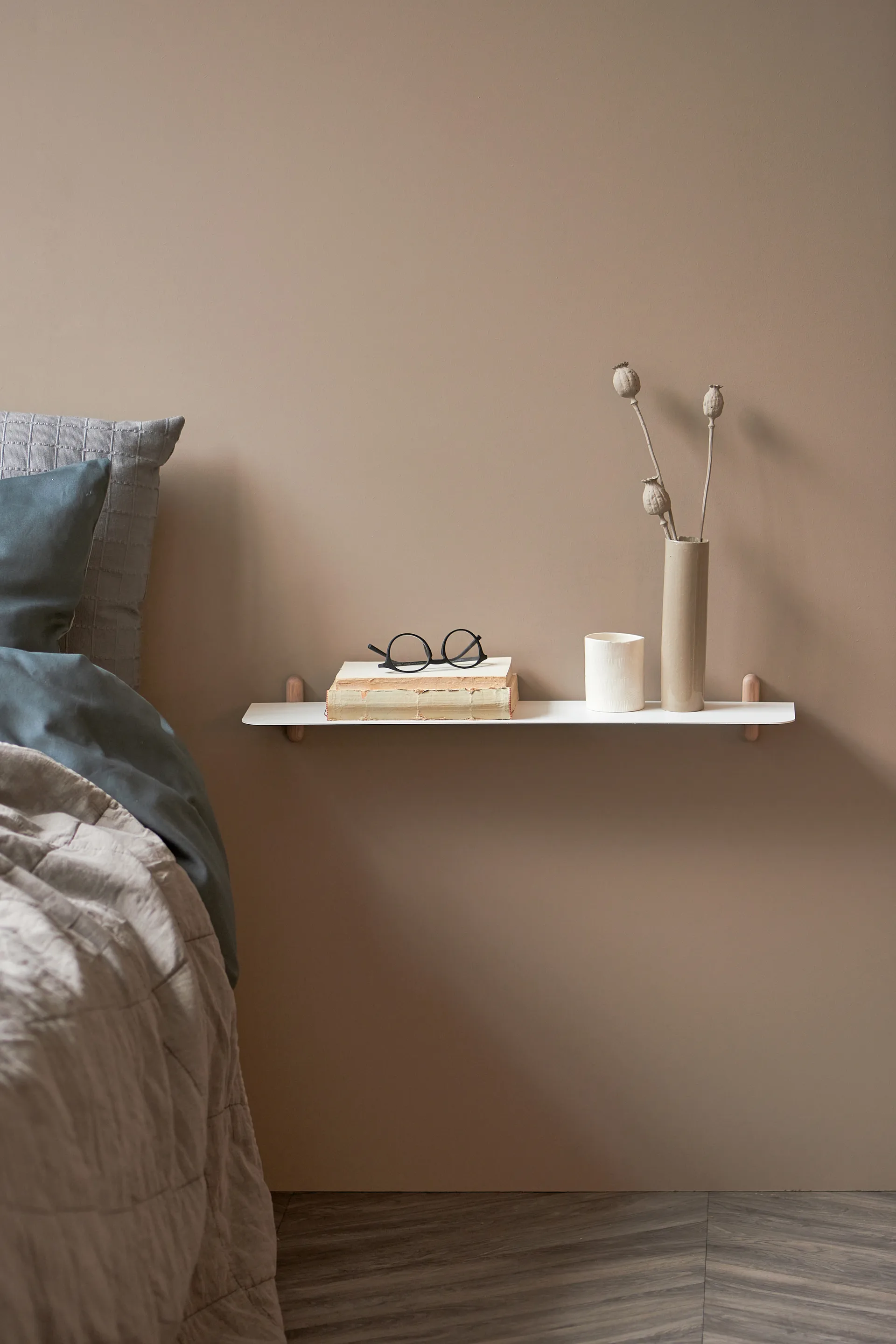 Nivo系列 墙面架 G, 浅橡木-白色 Gejst