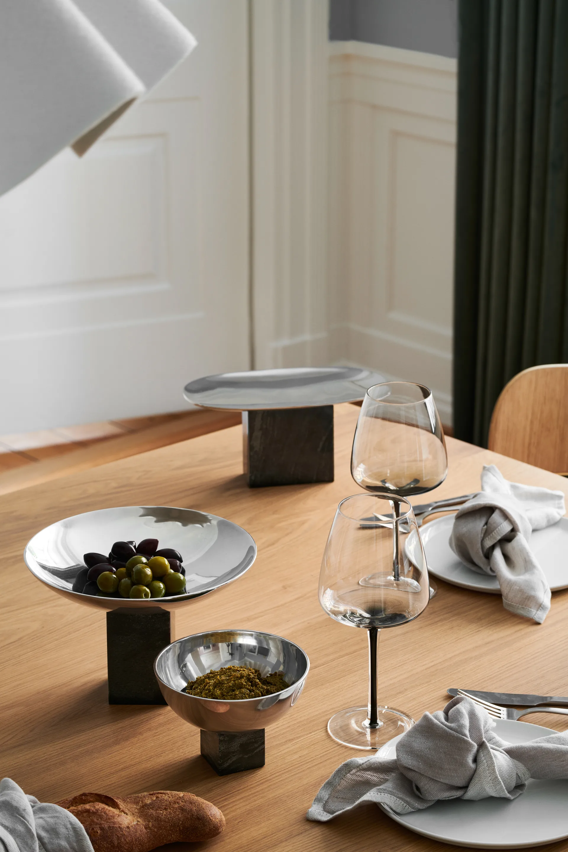 Sapoto 碗 中 Ø22 cm, 银色 Gejst