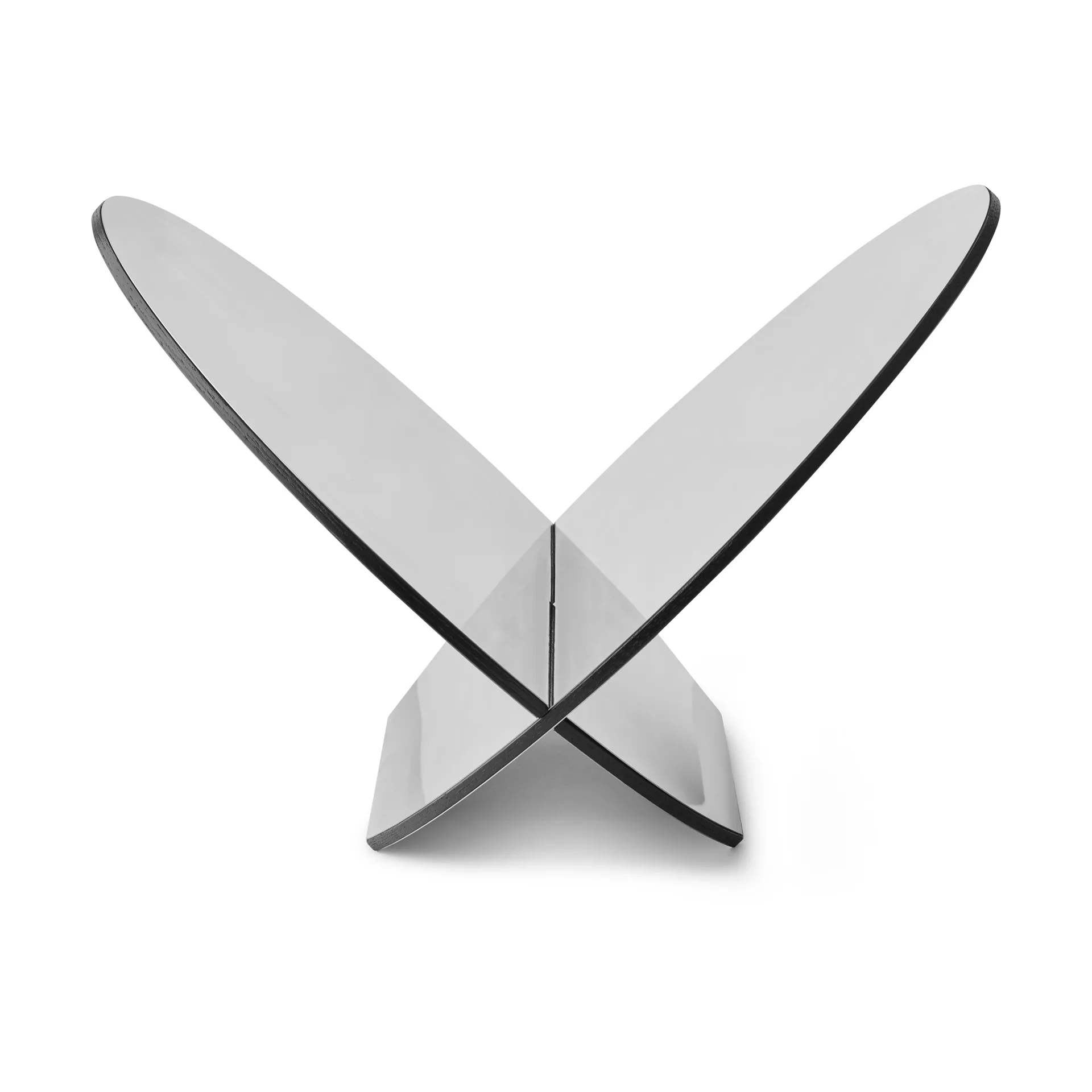 Silia newspaper stand, Stainless steel Gejst