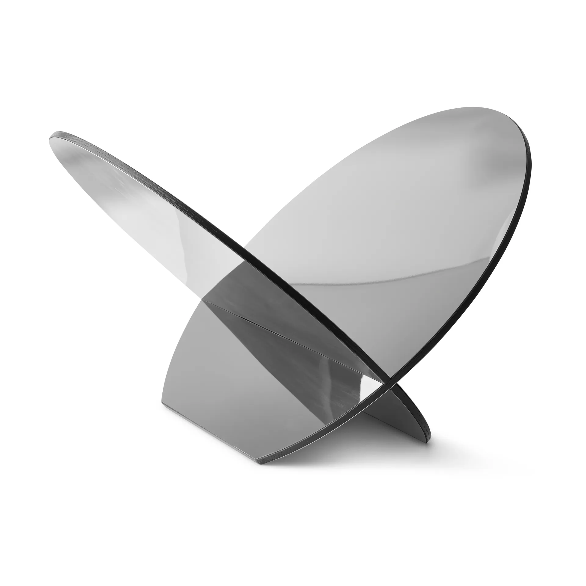 Silia newspaper stand, Stainless steel Gejst