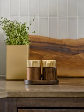 Sina 盐和胡椒研磨器 6 cm - Dark 白蜡木-黄铜 - Gejst