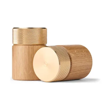 Sina盐胡椒研磨器 6cm - 橡木色_黄铜色 - Gejst