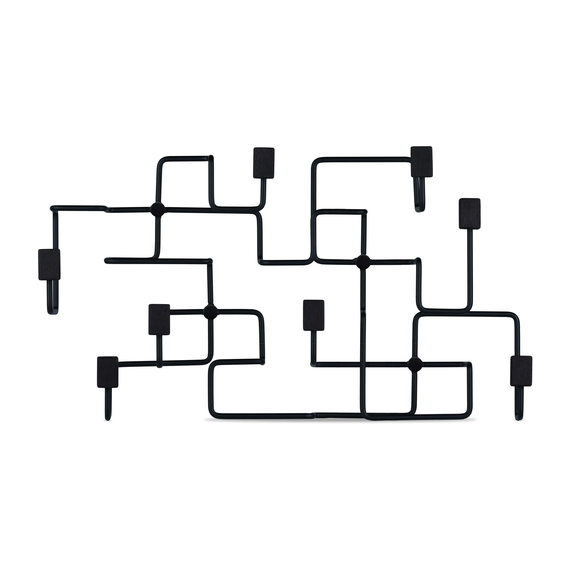 Underground 衣架挂钩/架子, 黑色-黑橡木 Gejst