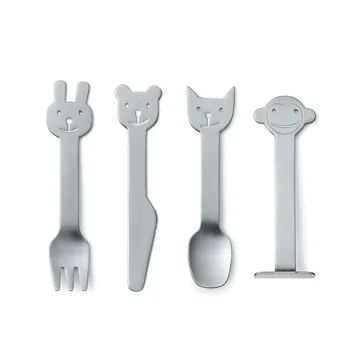 Animal Friends 餐具4件 - 4件装 - Gense