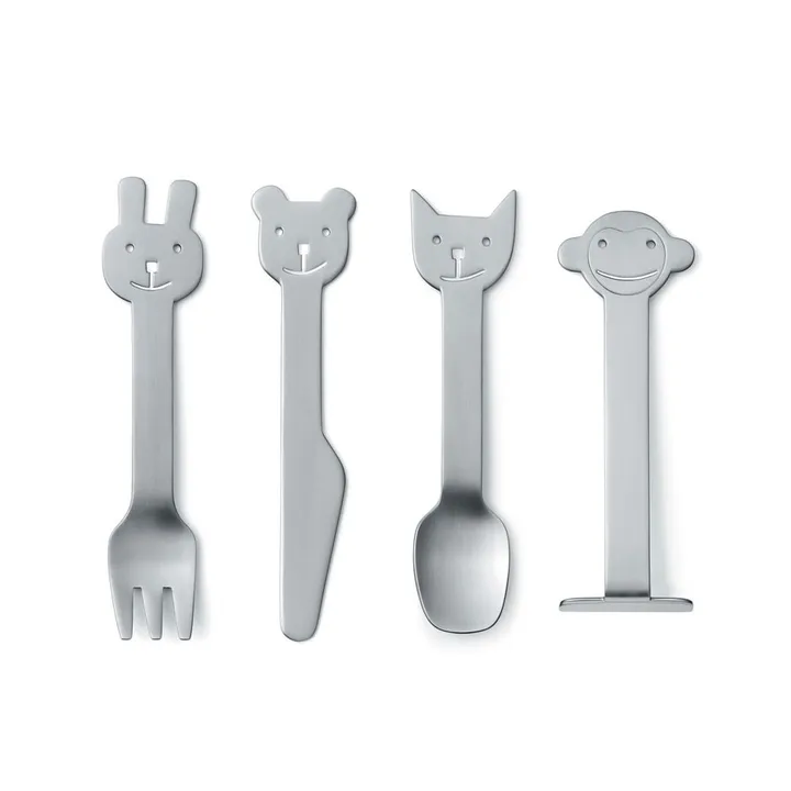 Animal Friends 餐具4件 - 4件装 - Gense