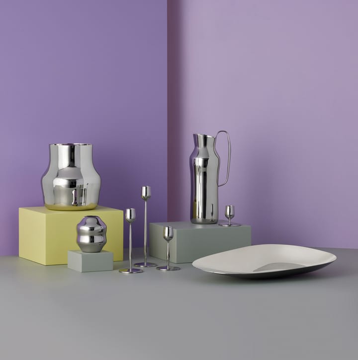 Dorotea 烛台 12 cm, Polished steel Gense