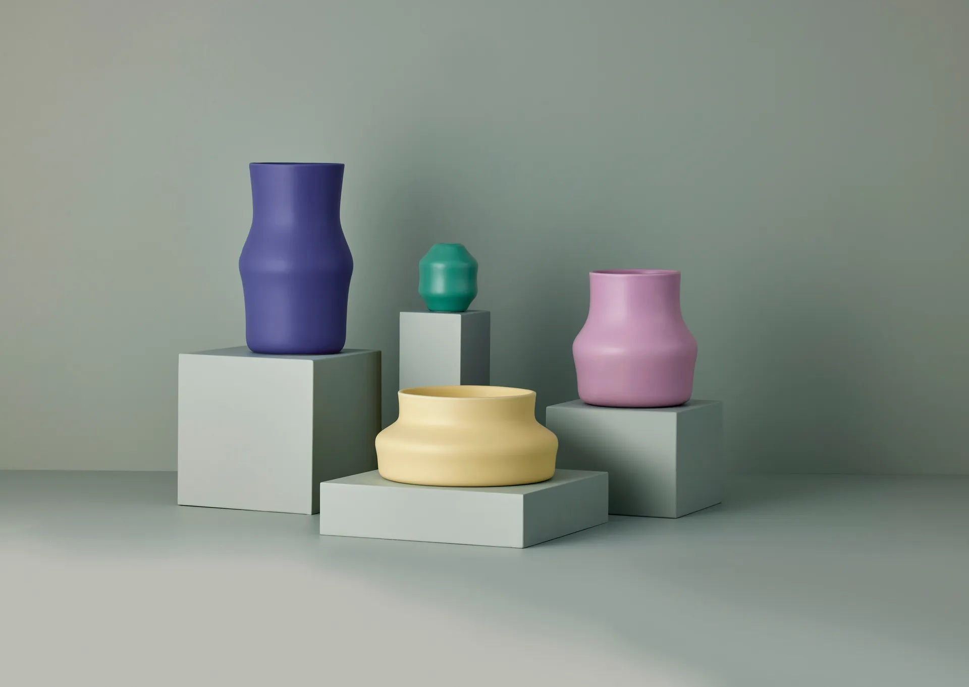 Dorotea 花瓶 17x28 cm, Iris blue Gense