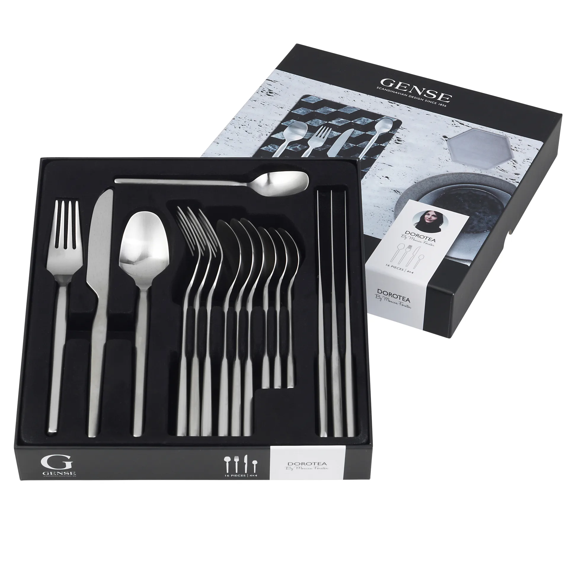 Dorotea 餐具 cutlery 16 pieces, 不锈钢 Gense