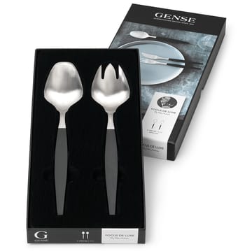 Focus de Luxe系列 瑞典皇家御用品牌 不锈钢餐具 沙拉叉&沙拉勺 套装 - 沙拉叉&沙拉勺 2件套装 - Gense