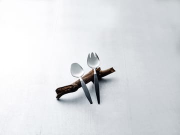 Focus de Luxe系列 瑞典皇家御用品牌 不锈钢餐具 沙拉叉&沙拉勺 套装 - 沙拉叉&沙拉勺 2件套装 - Gense
