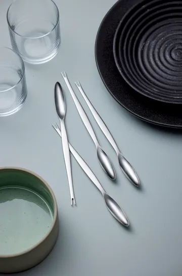 Focus Steel 龙虾叉 - 不锈钢_4件装 - Gense