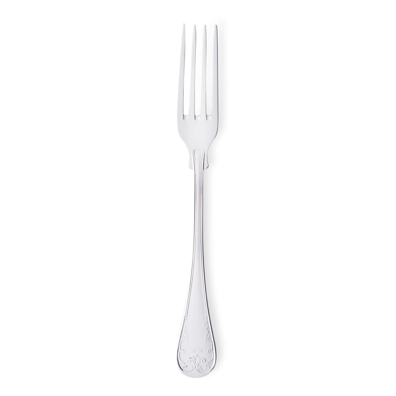 Gammal Fransk银色餐叉, 18.6cm Gense