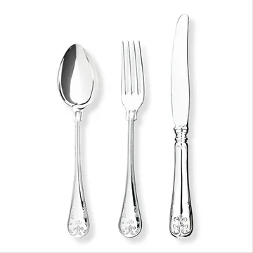 Gammal Fransk银色餐叉 - 20cm - Gense