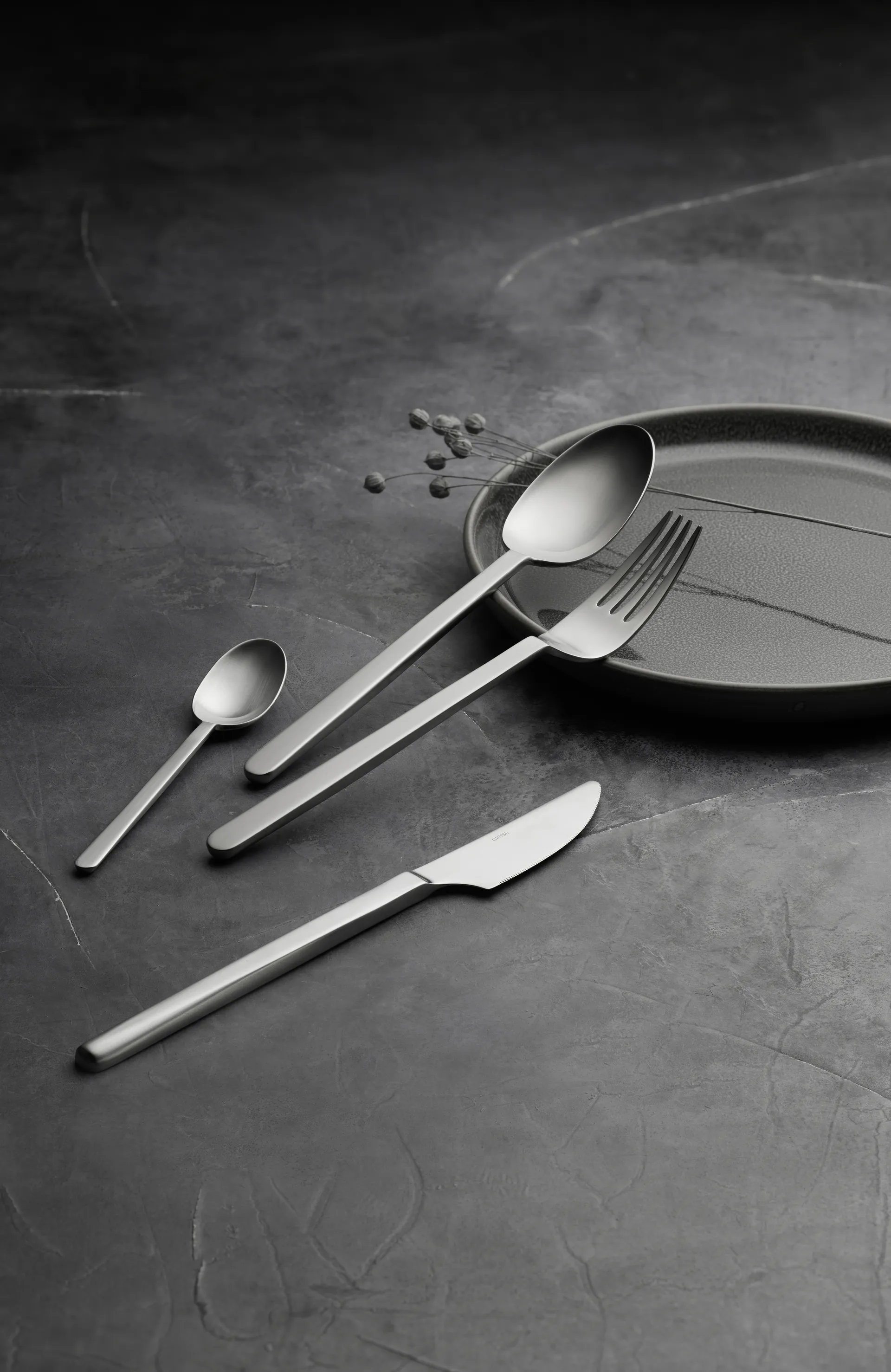 Norm 餐具 cutlery 16 pieces, Matte 不锈钢 Gense