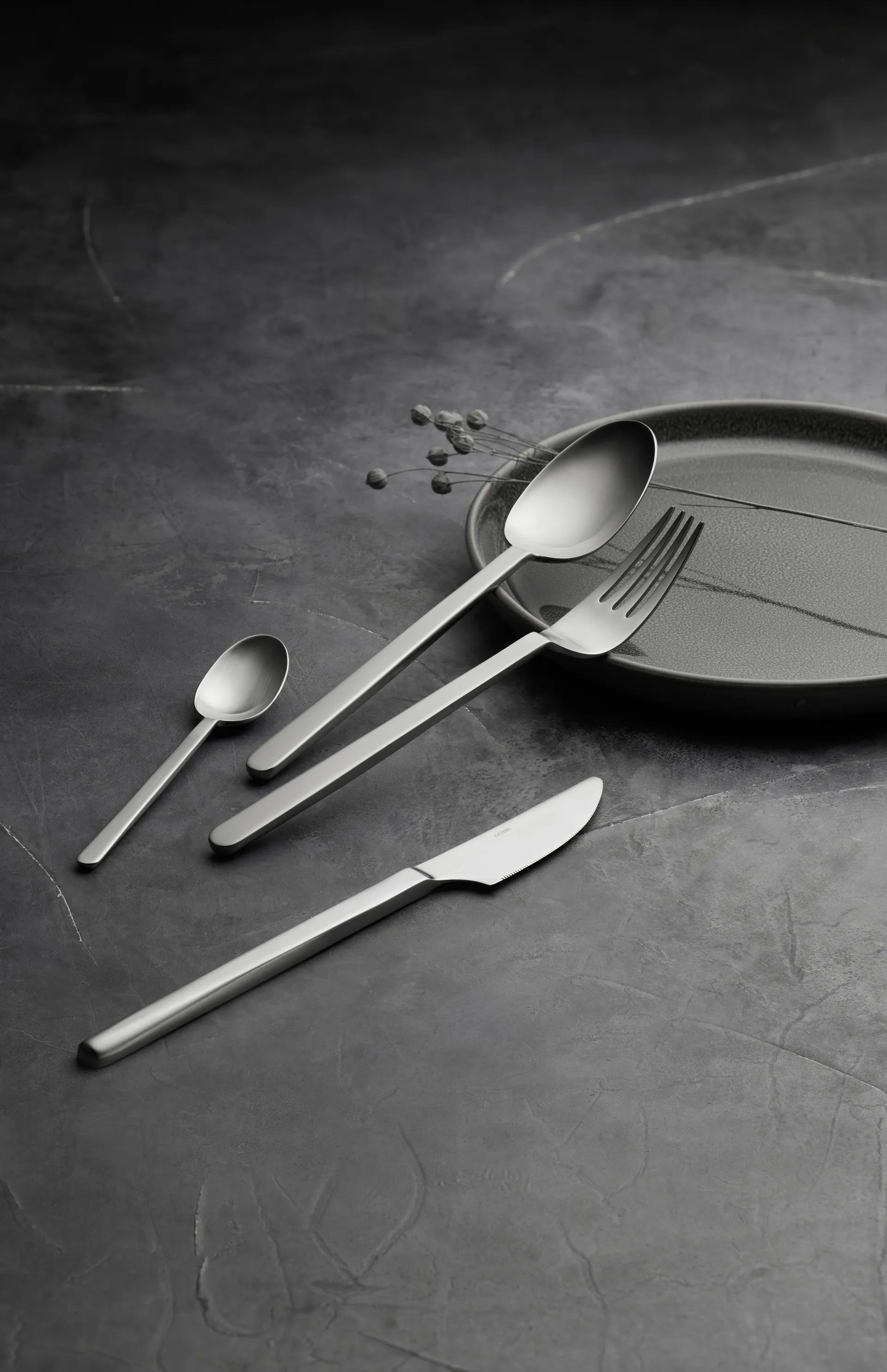 Norm teaspoon, Matte 不锈钢 Gense