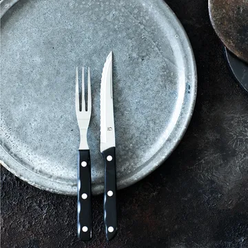 Old Farmer黑色餐具 12件套 - 12件 - Gense