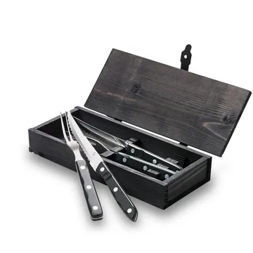 Old Farmer 黑色餐具 - 4件套装 - Gense